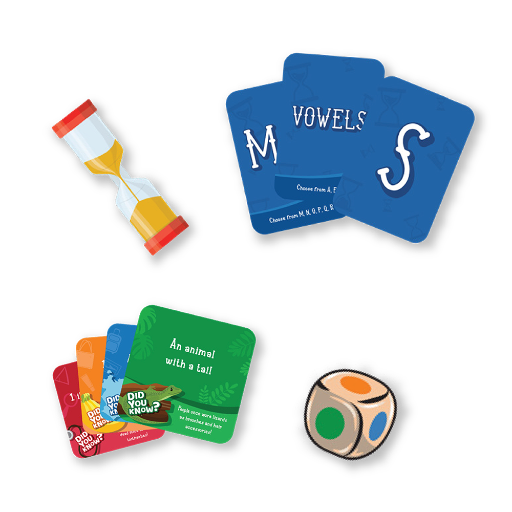 Alternative view of Rapid Rumble Family Category Card Game