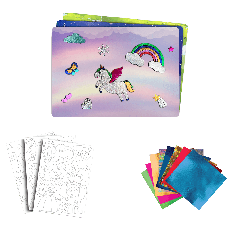 Alternative view of Foil Fun Unicorn & Princess Creative Foil Art Kit