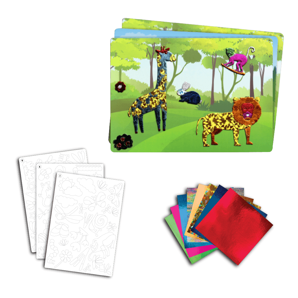 Alternative view of Foil Fun World of Animals Creative Foil Art Kit