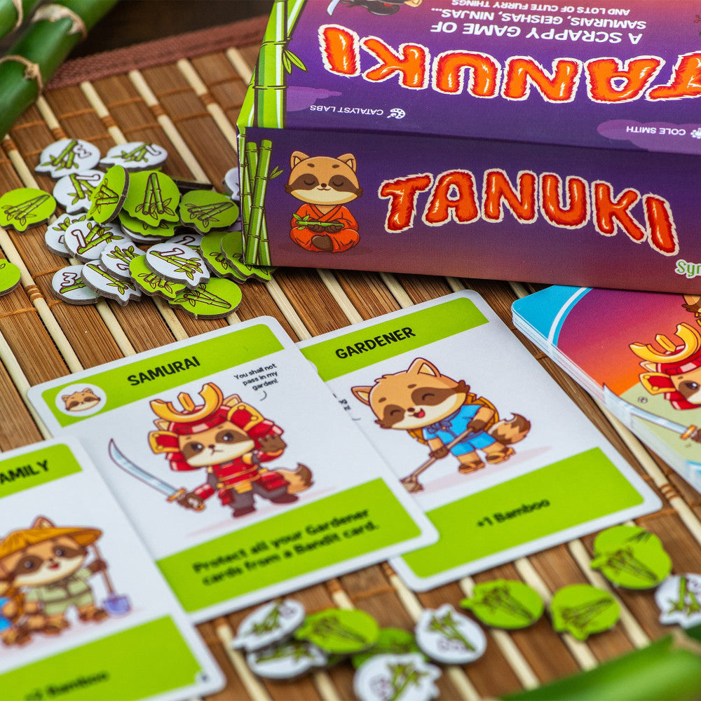 Alternative view of Tanuki: Family Take-That Card Game by Synapses Games, Ages 7+, 3-8 Players