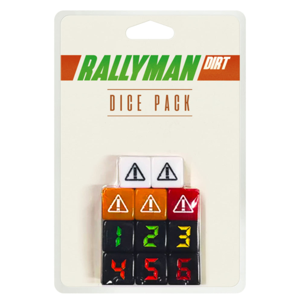 Synapses Games Rallyman Dirt - 11 Custom Dice Pack for High-Octane Racing