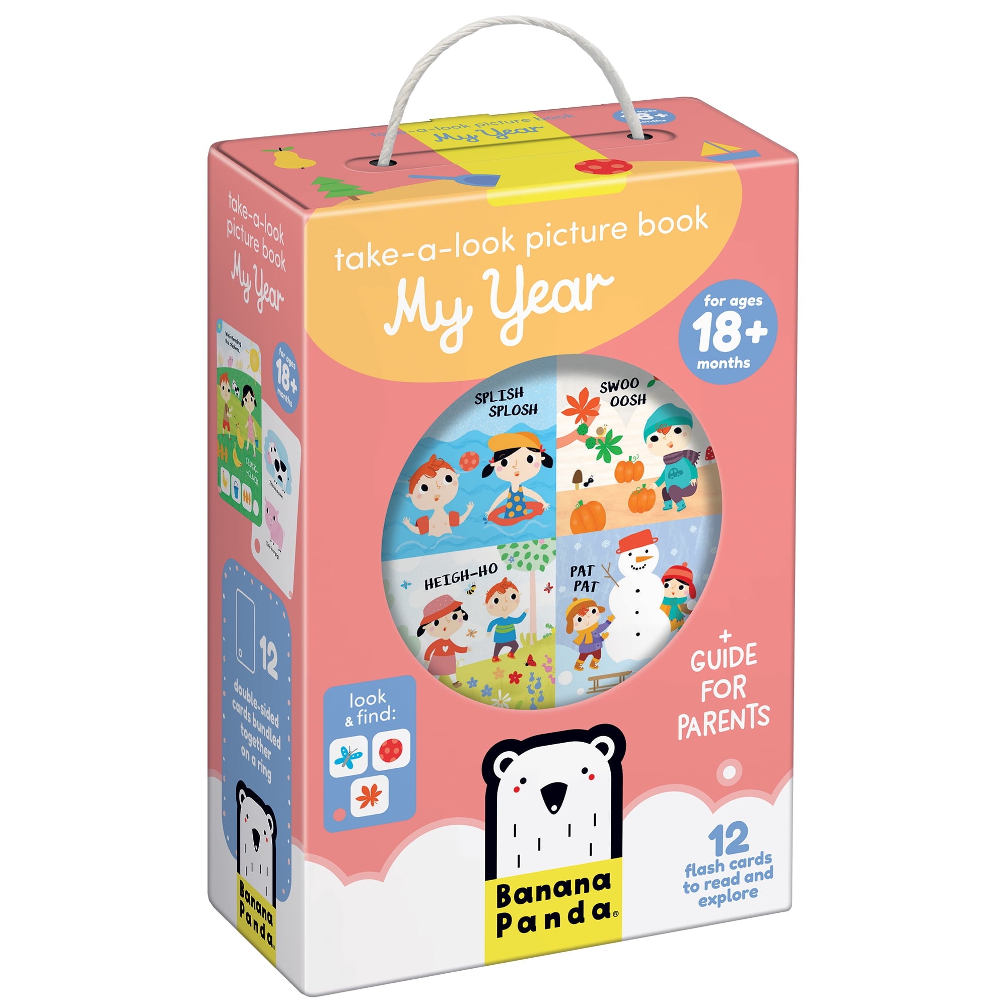 Alternative view of Banana Panda Take-a-Look Picture Book My Day - Interactive Flash Cards