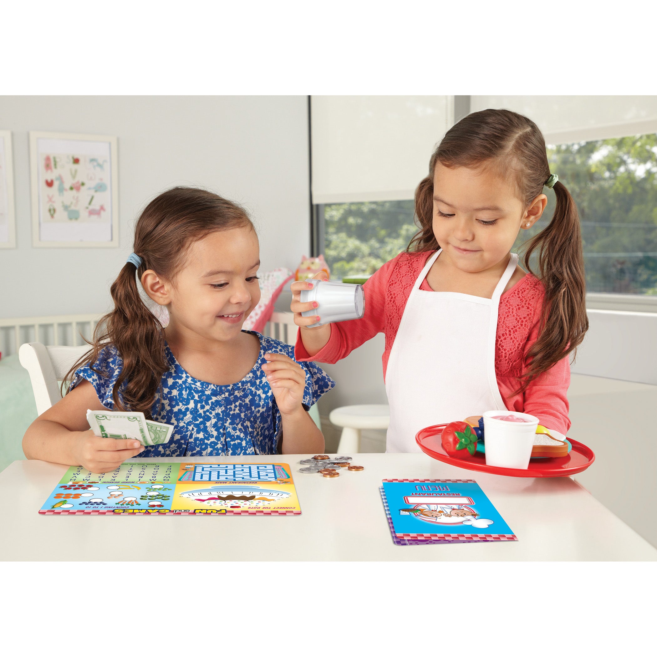 Learning Resources Serve It Up! Play Restaurant - Complete Pretend Playset - Image 4