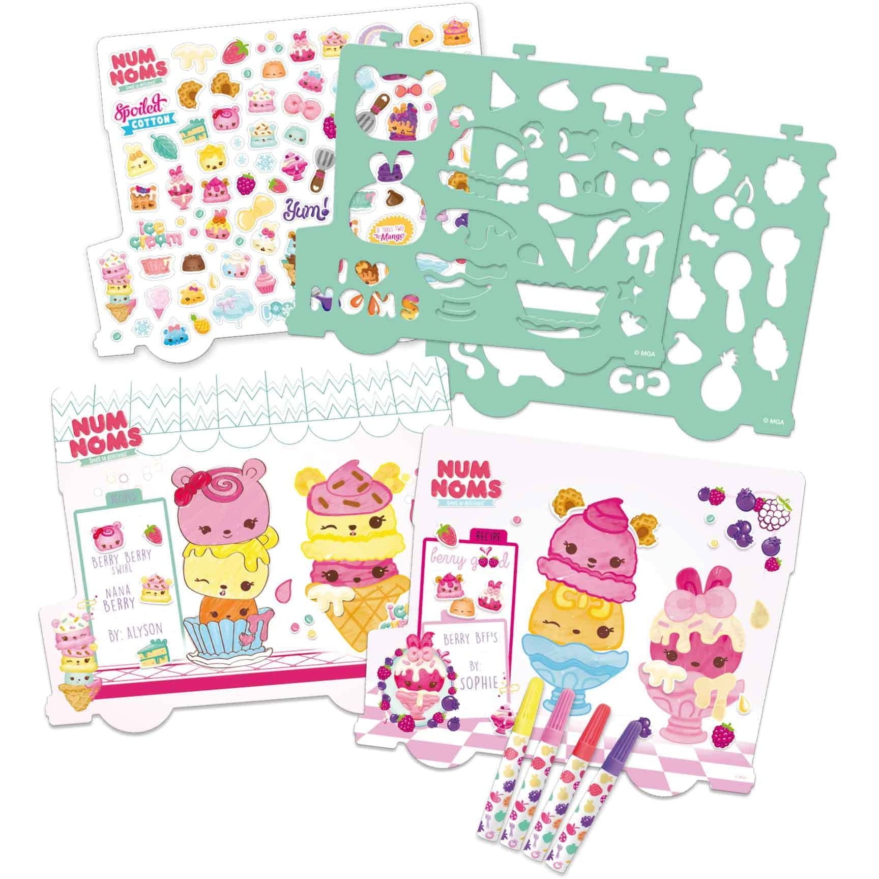 Alternative view of Num Noms Sketch n Sniff Portfolio with Scented Markers and Scratch 'n Sniff Stickers