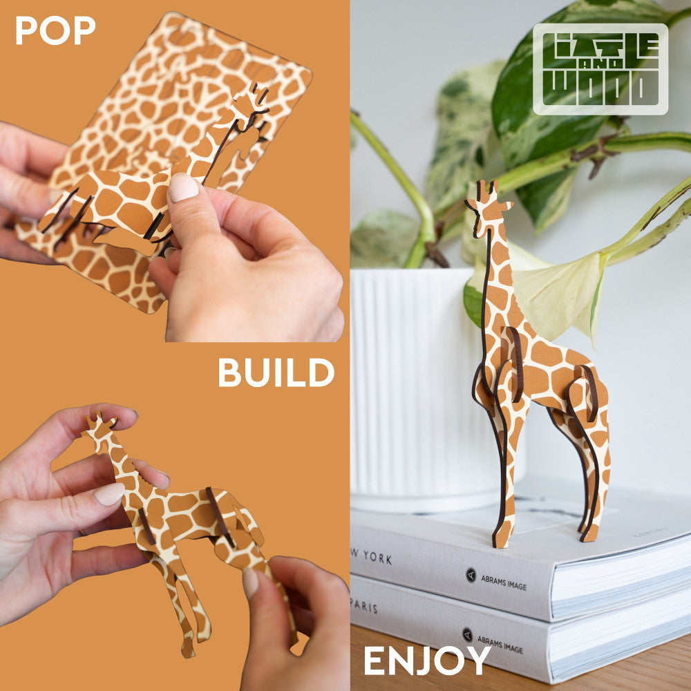 Little & Wood: Golden Gate Bridge 3D Wooden Puzzle Kit - Medium Orange - Image 7