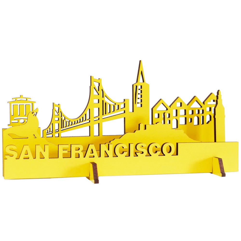Little & Wood: San Francisco 3D Wooden Puzzle Kit - Medium