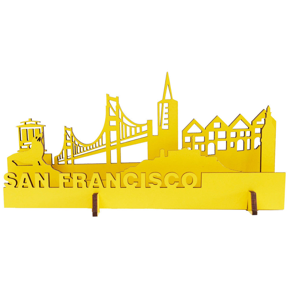Alternative view of Little & Wood: San Francisco 3D Wooden Puzzle Kit - Medium