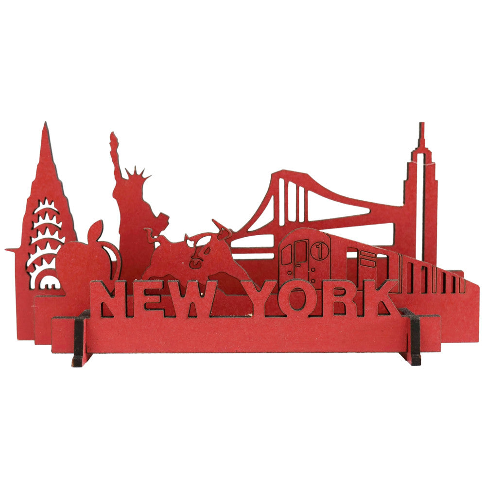 Alternative view of Little & Wood: Woodlet 3D New York City Wooden Model Kit, Medium