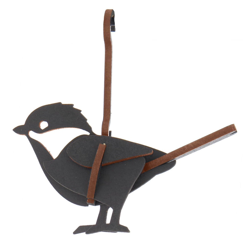 Alternative view of Little & Wood Chickadee 3D Wooden Puzzle Kit - Small Black Model