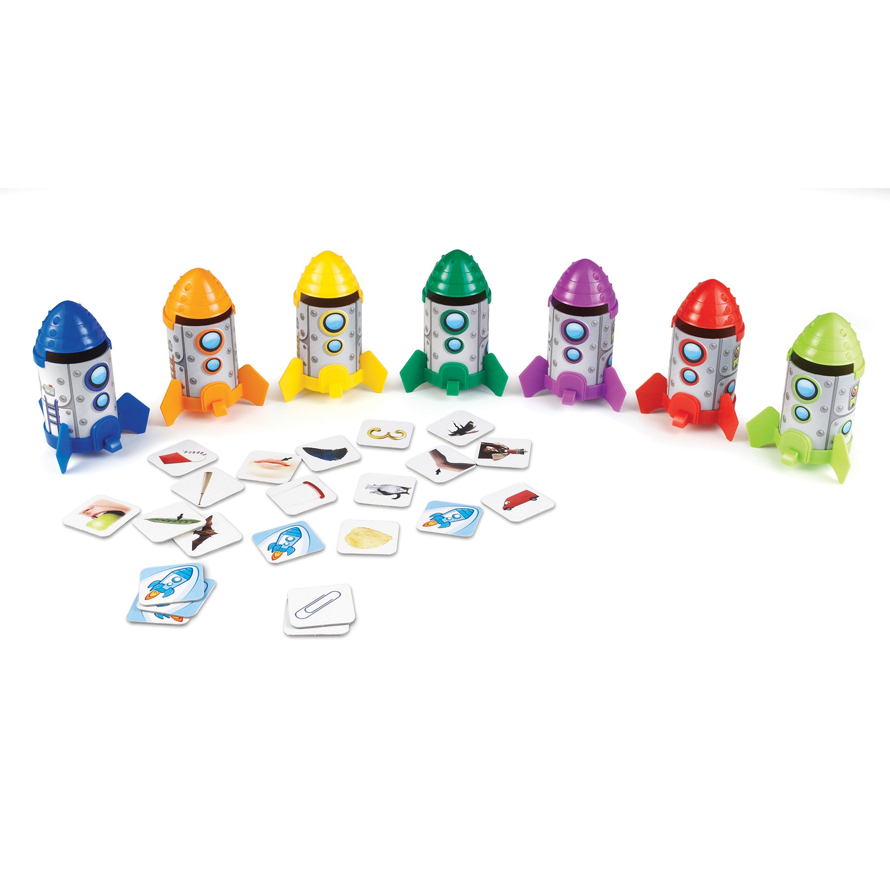 Alternative view of Learning Resources Rhyme & Sort Rockets - Educational Phonics Game