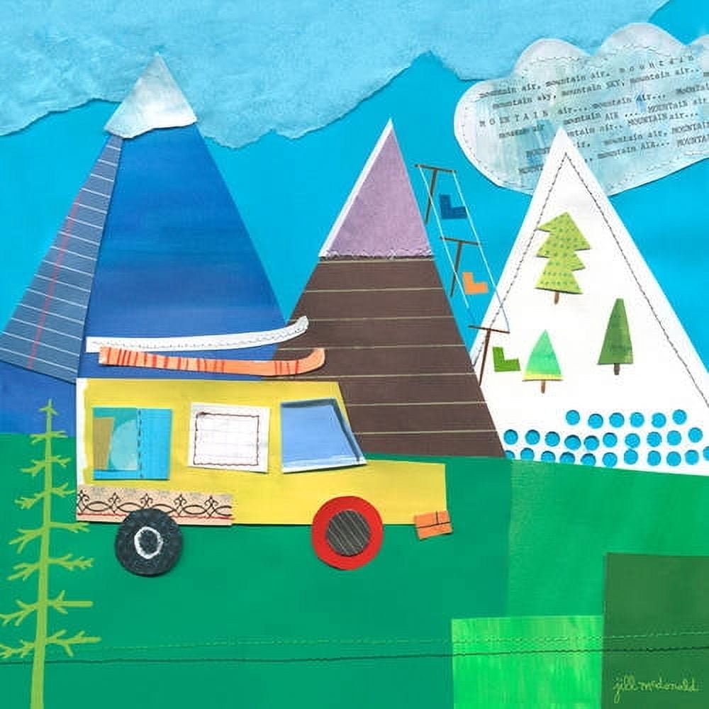 Oopsy Daisy's Magical Road Trip Adventure Art Print