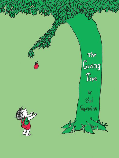 Shel Silverstein's The Giving Tree Illustrated Hardcover Book