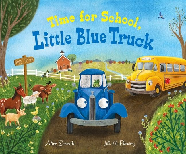 Little Blue Truck Time for School Oversized Board Book