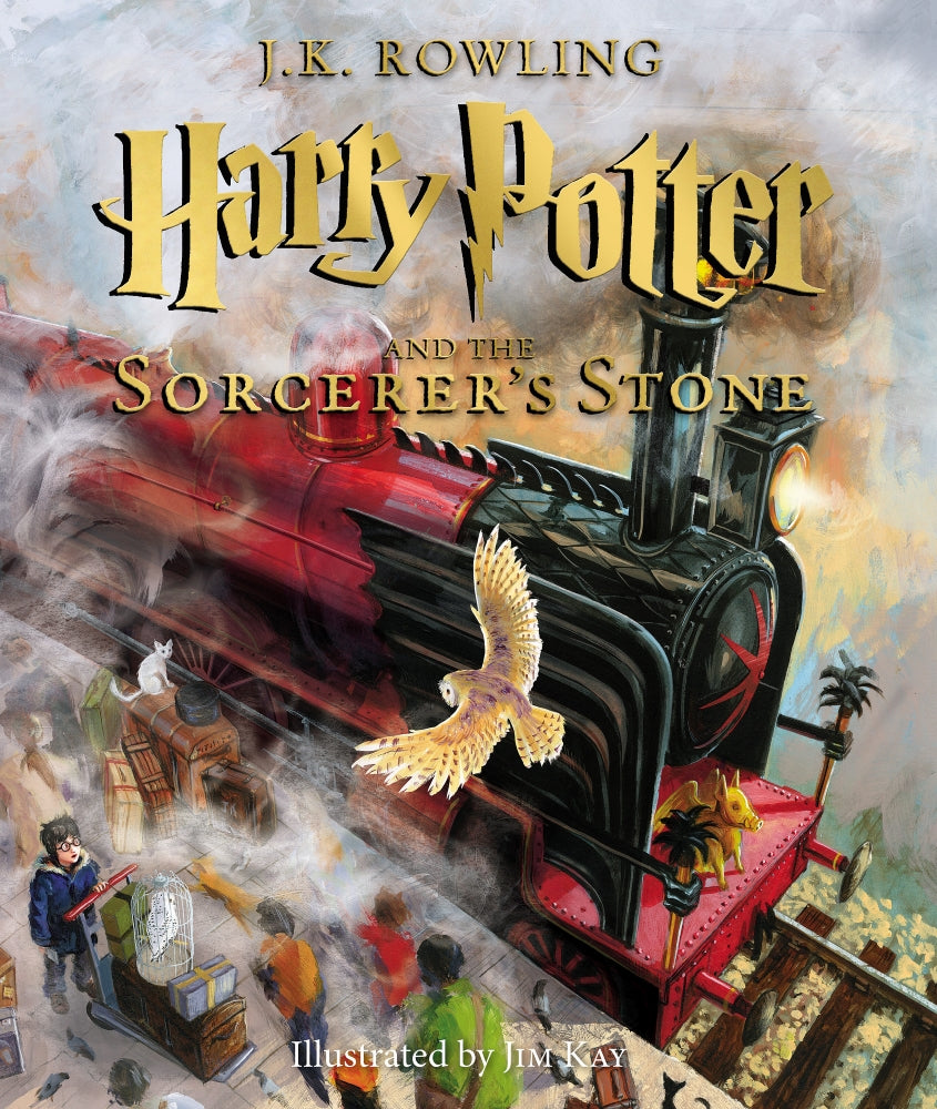 Harry Potter and the Sorcerer's Stone Illustrated Edition Hardcover Book