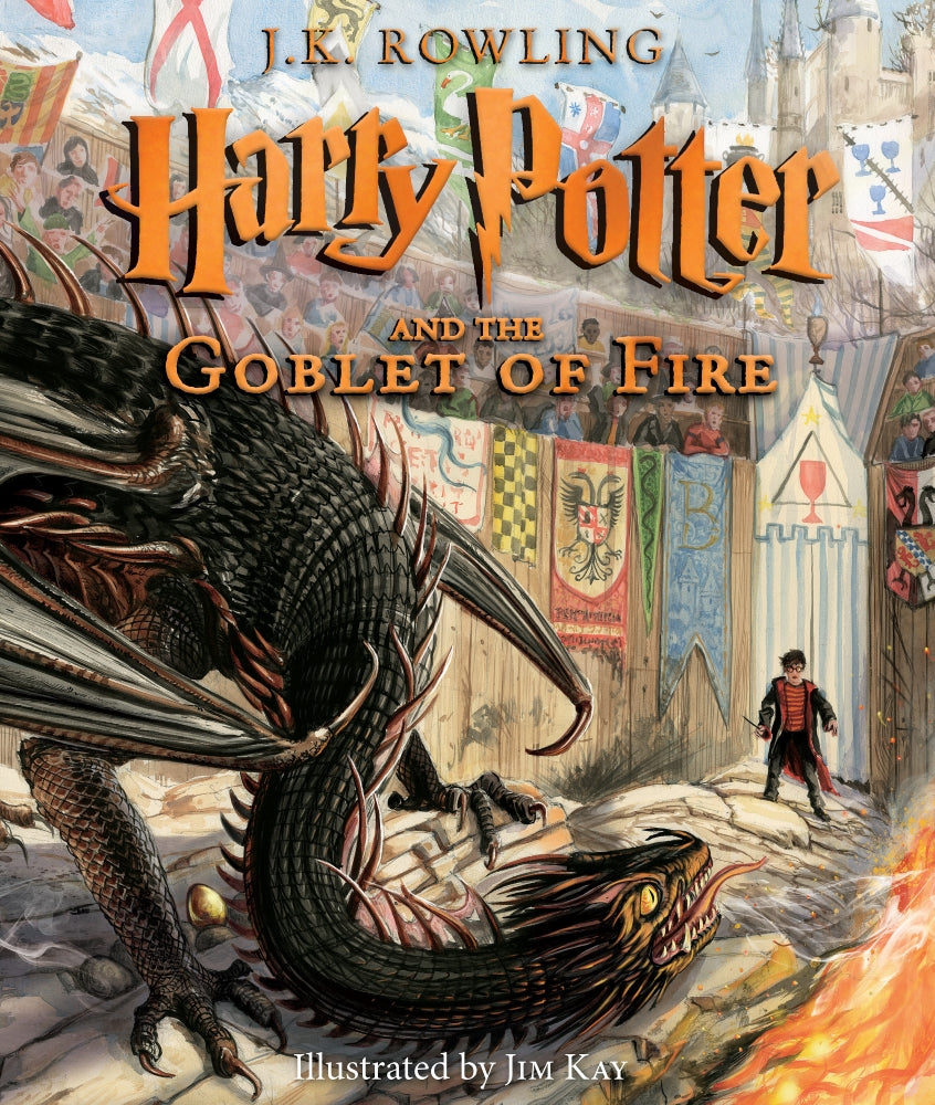 Harry Potter and the Goblet of Fire Illustrated Edition by J.K. Rowling