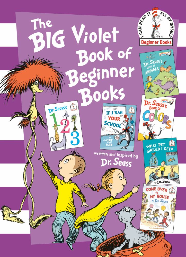 Dr. Seuss Big Violet Book 6-Book Beginner Set - Hardcover