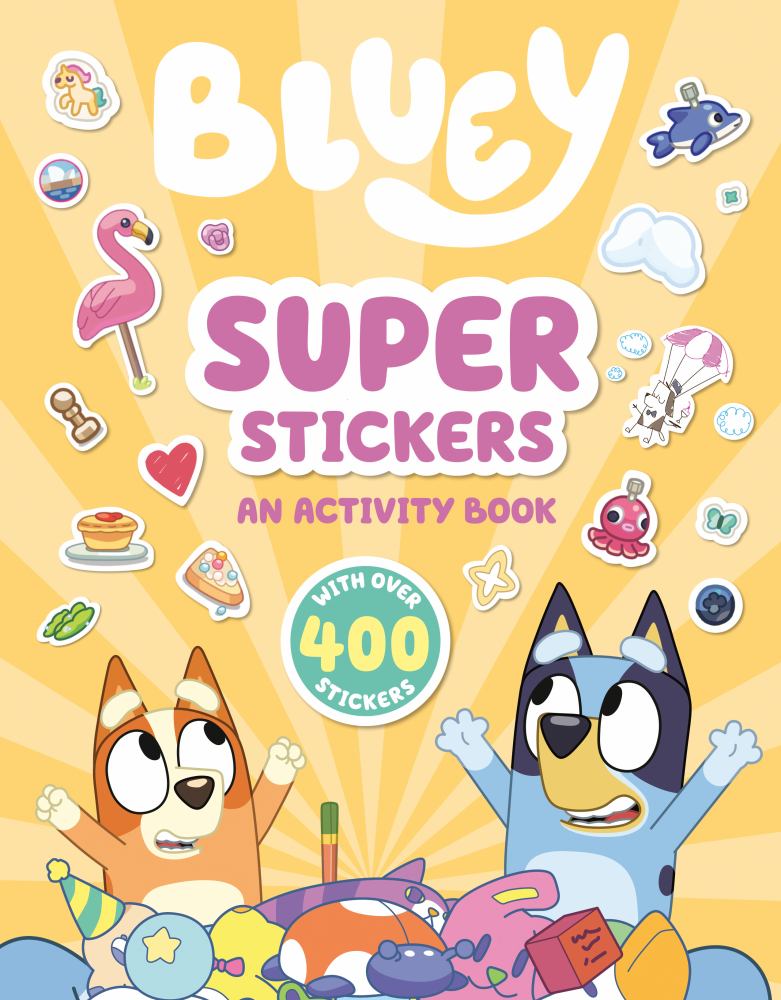 Bluey Super Stickers Activity Book - Over 400 Stickers