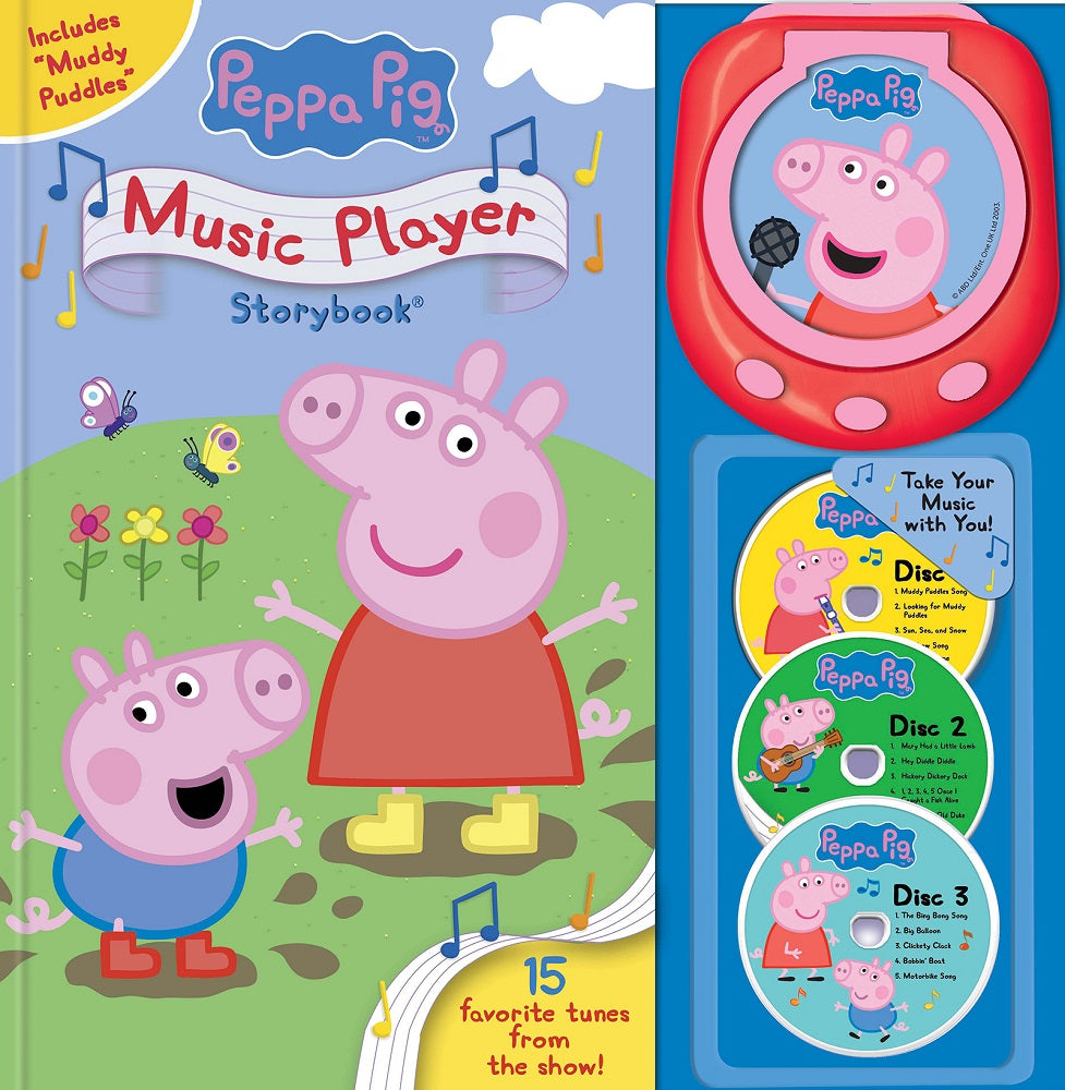 Peppa Pig Hardcover Music Player Storybook with Tunes