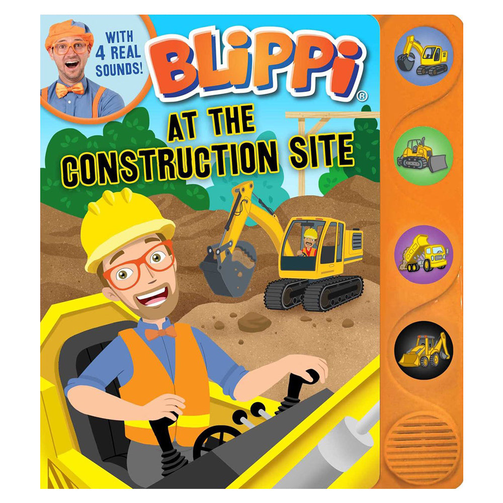 Blippi Excavator Adventure at the Construction Site Board Book