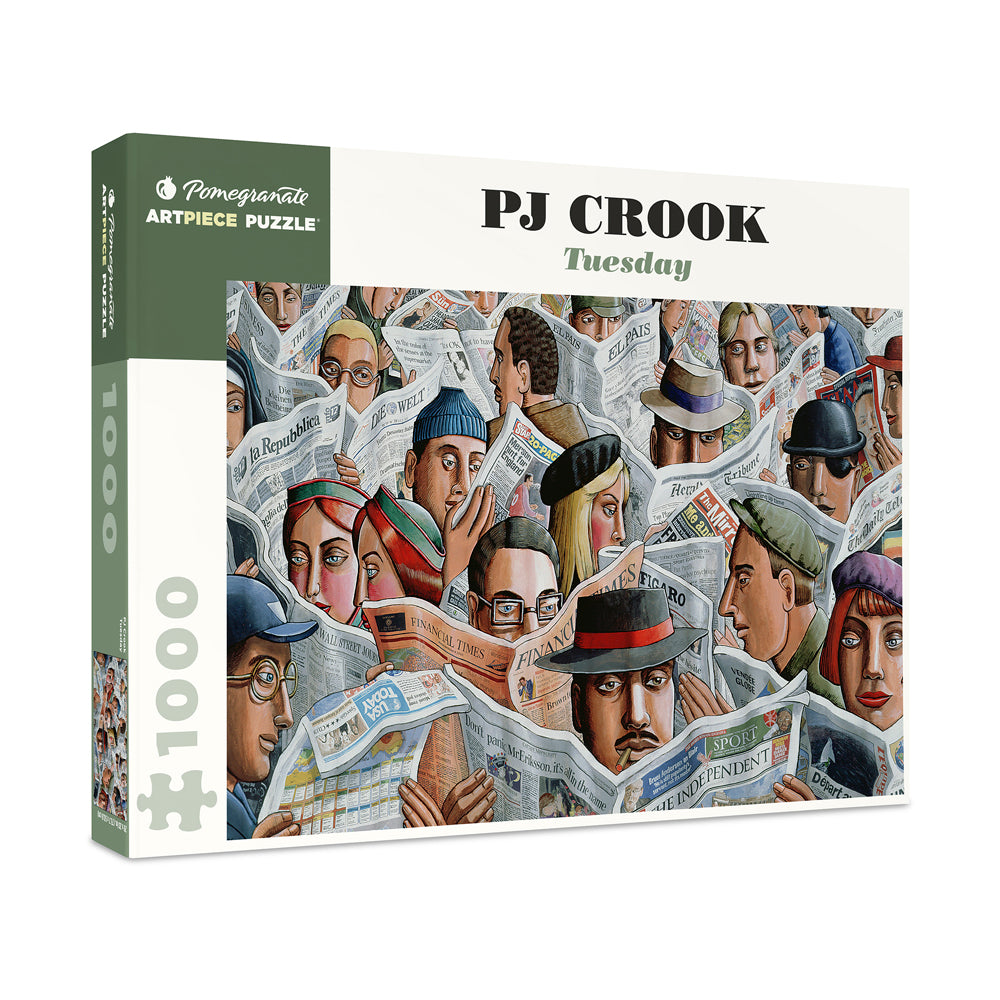 Alternative view of Pomegranate PJ Crook Tuesday Art Jigsaw Puzzle - 1000 pc