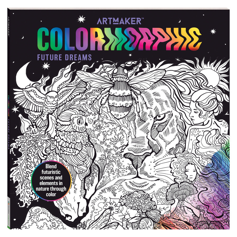Art Maker Colormorphic Future Dreams Adult Coloring Book