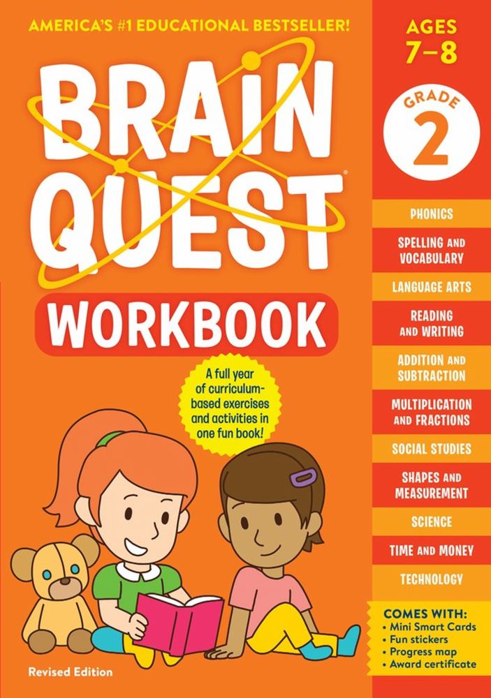 Brain Quest 2nd Grade Workbook - Revised Edition with Interactive Tech