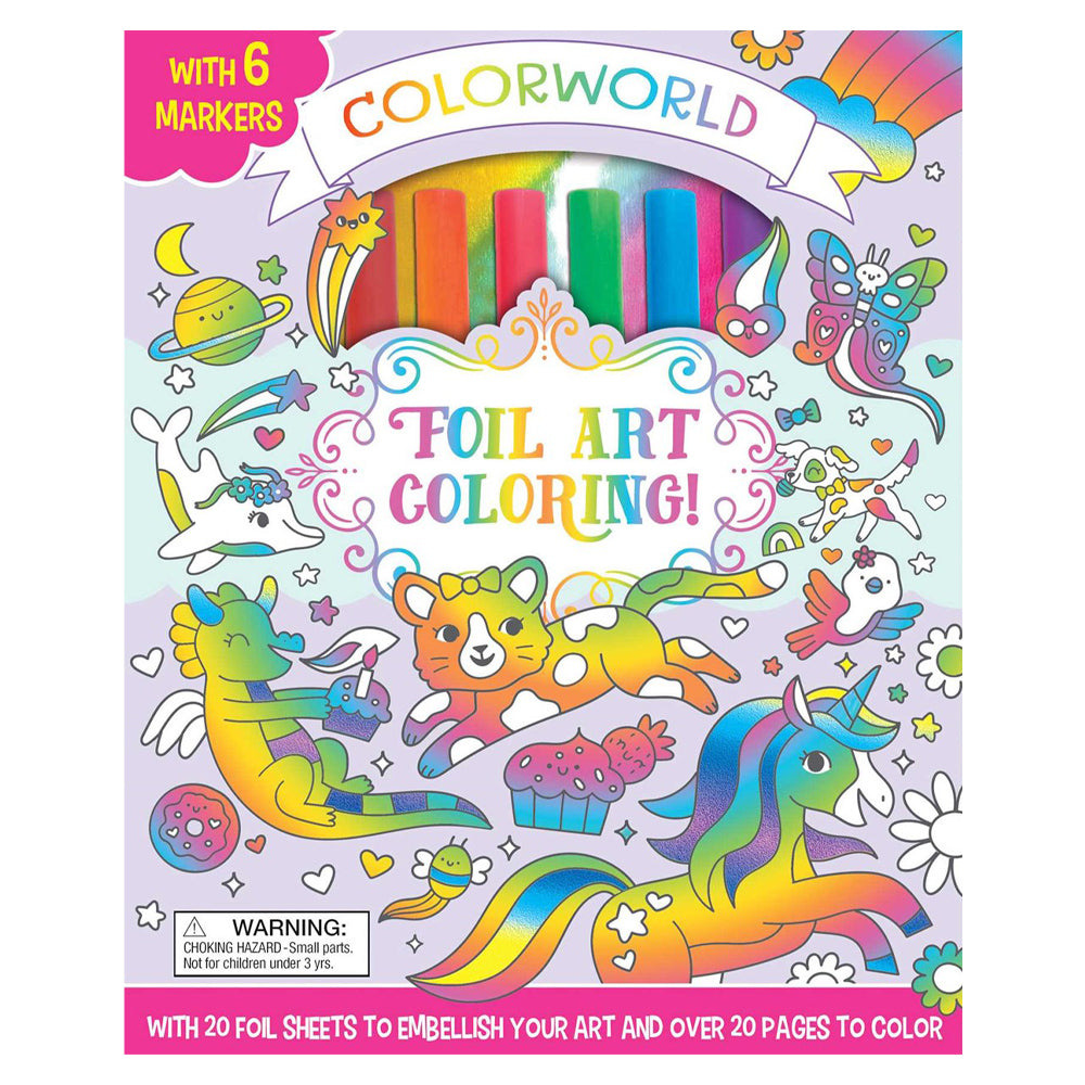 ColorWorld Foil Art Sparkle & Shine Coloring Kit
