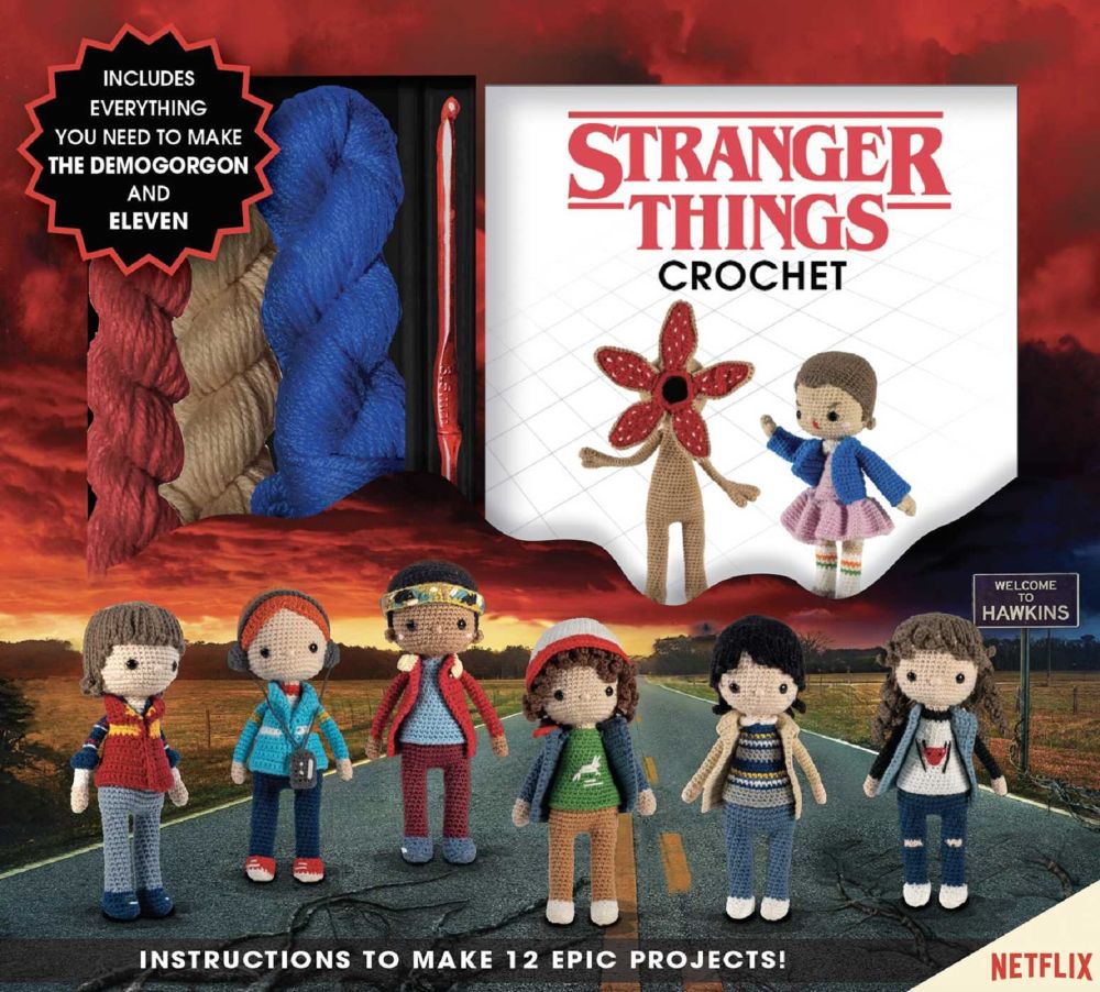 Stranger Things 12-Crochet Projects Kit - Character Crafting Set