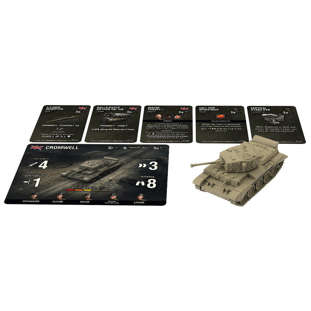 World Of Tanks: British Cromwell Tank Expansion Miniatures Game