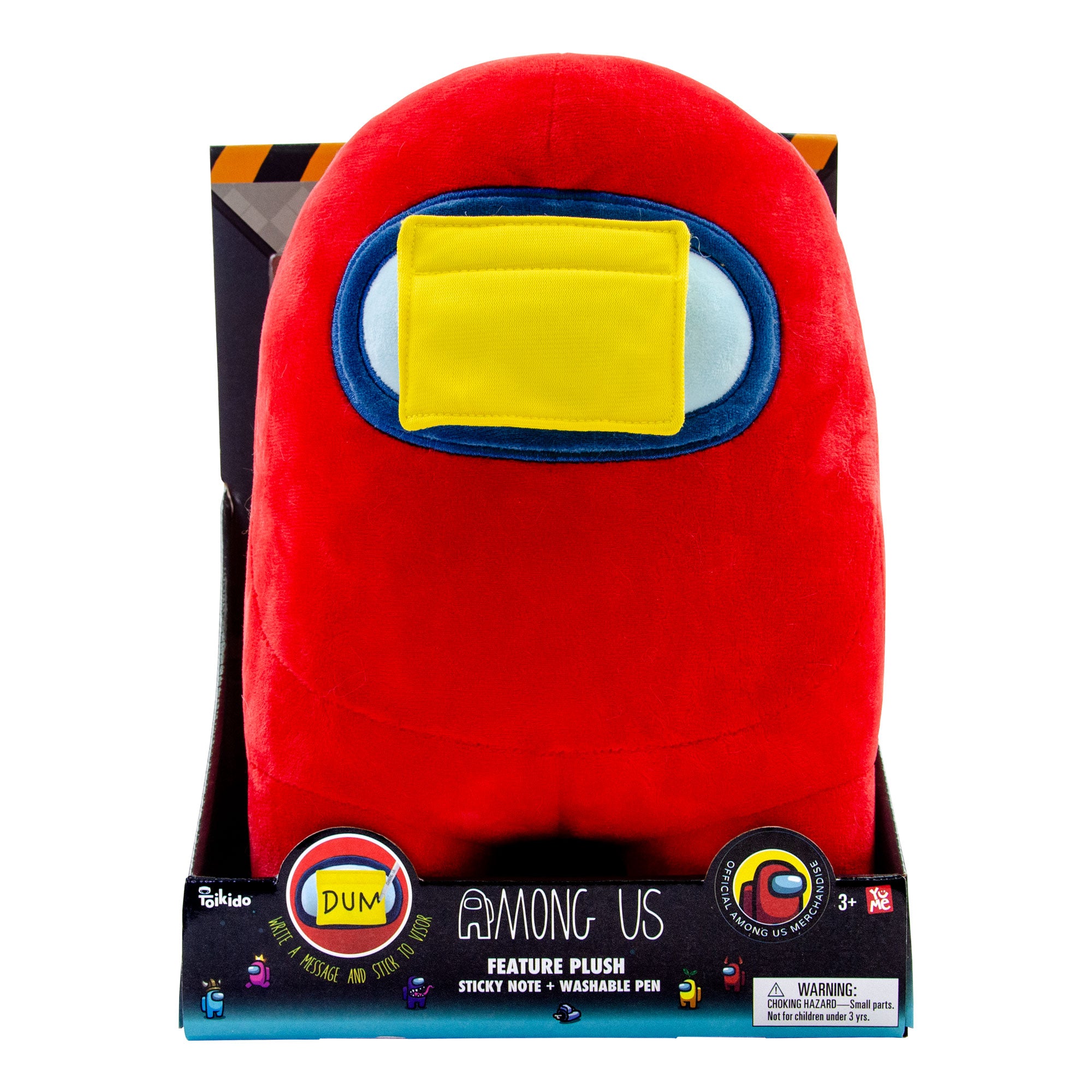 Among Us 12-inch Sticky Note Message Plush Toy