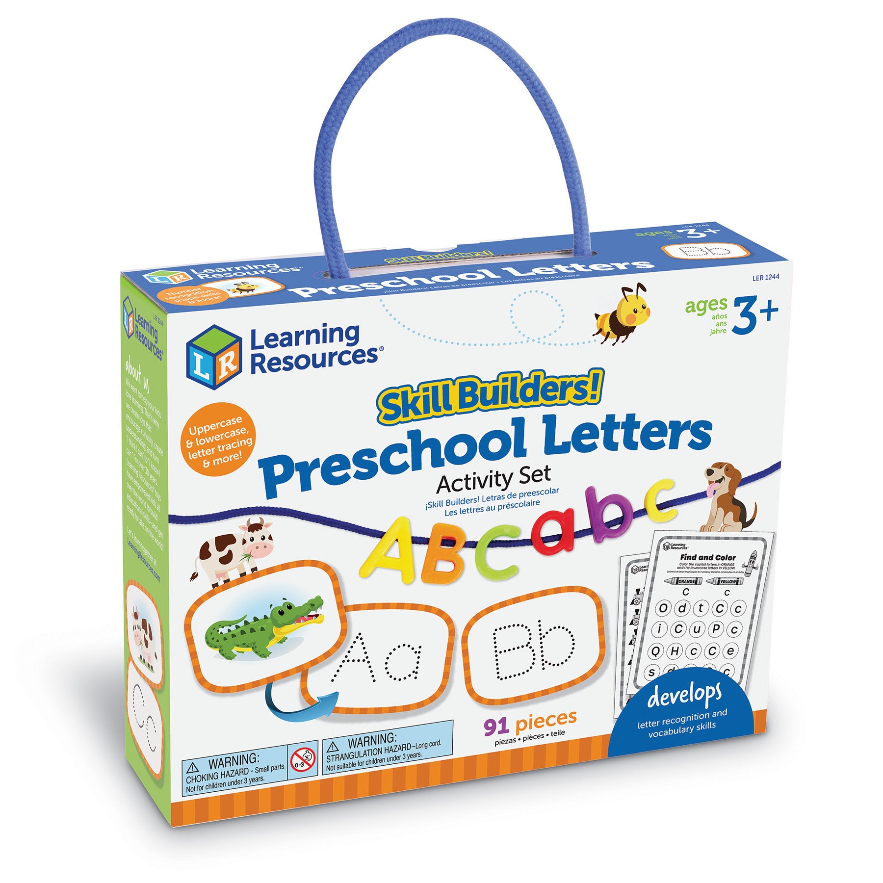 Alternative view of Learning Resources Skill Builders! - Preschool Letters Educational Set
