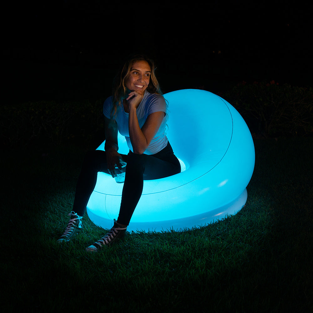 Alternative view of AirCandy Illuminated LED BloChair – Multi-Color Light Show