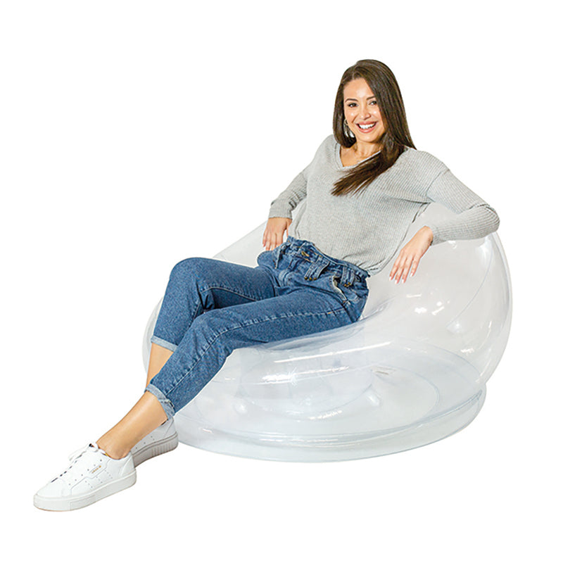 Alternative view of AirCandy BloChair - Elegant Crystal-Clear Inflatable Chair