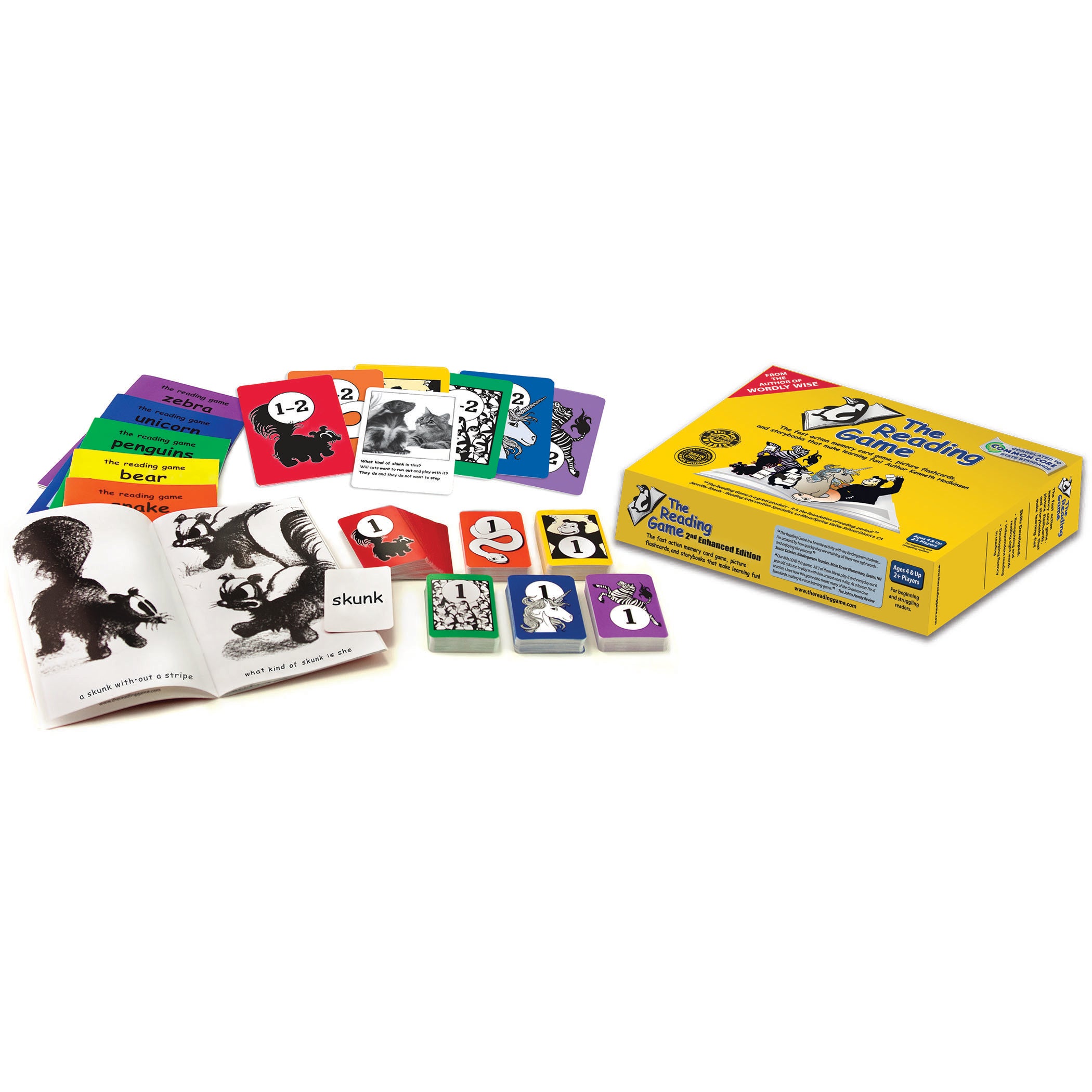 The Reading Game - 2nd Edition - Fast-Action Memory and Storybook Set