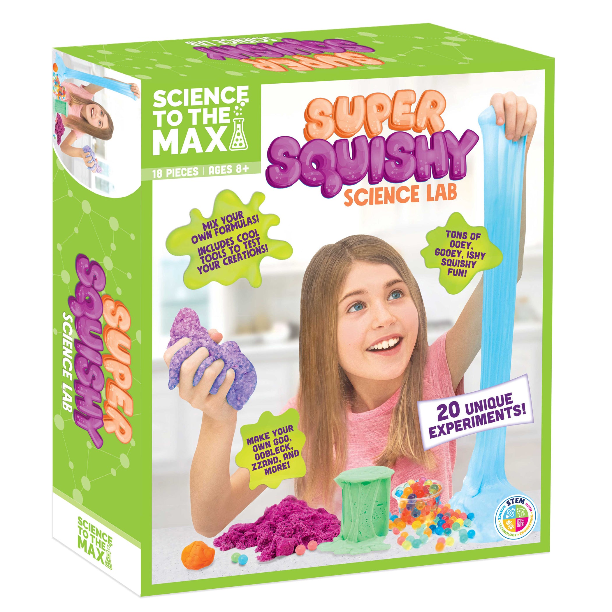 Science to the Max Squishy Science Lab Polymer Exploration Kit