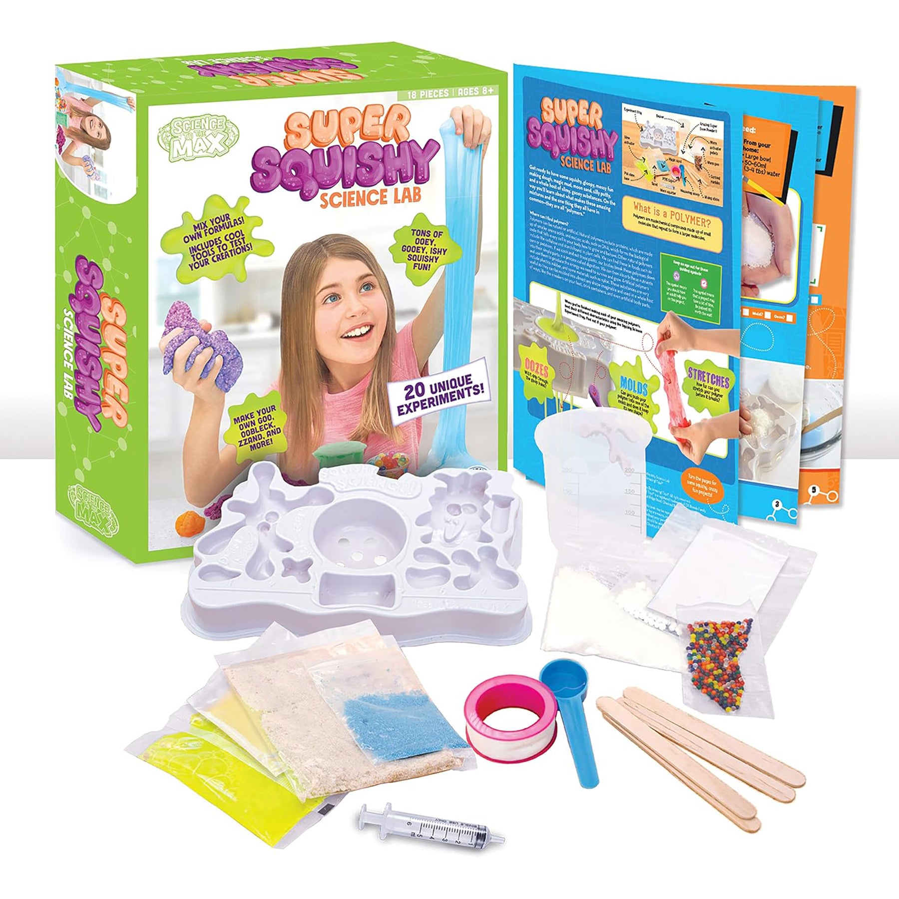 Alternative view of Science to the Max Squishy Science Lab Polymer Exploration Kit