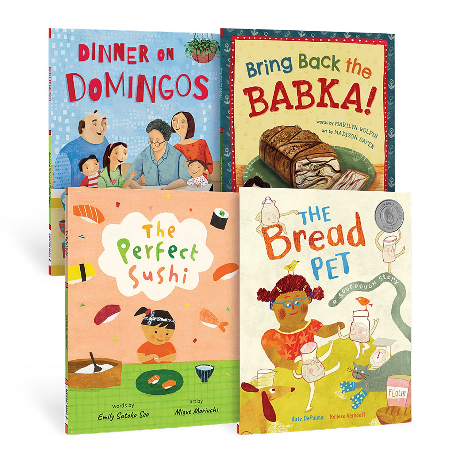Barefoot Books 2nd Grade Food & Family 4-Book Bundle