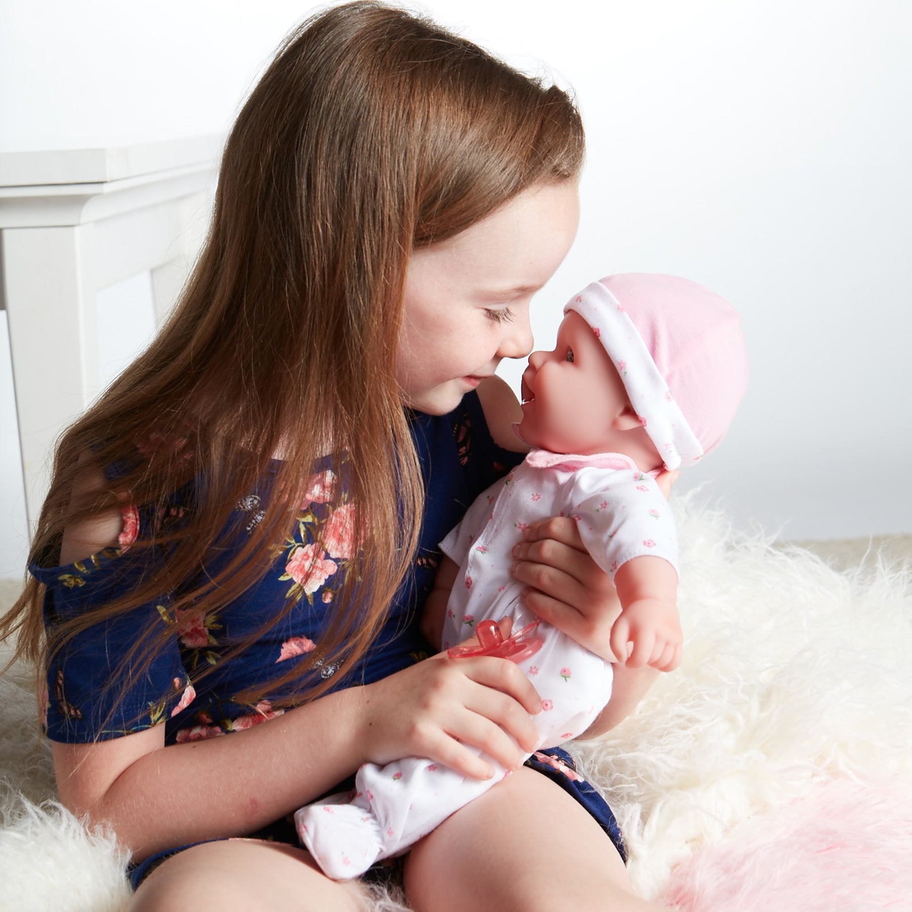 JC Toys La Baby Soft 16" - Pink Sleeper with Pacifier - Image 5