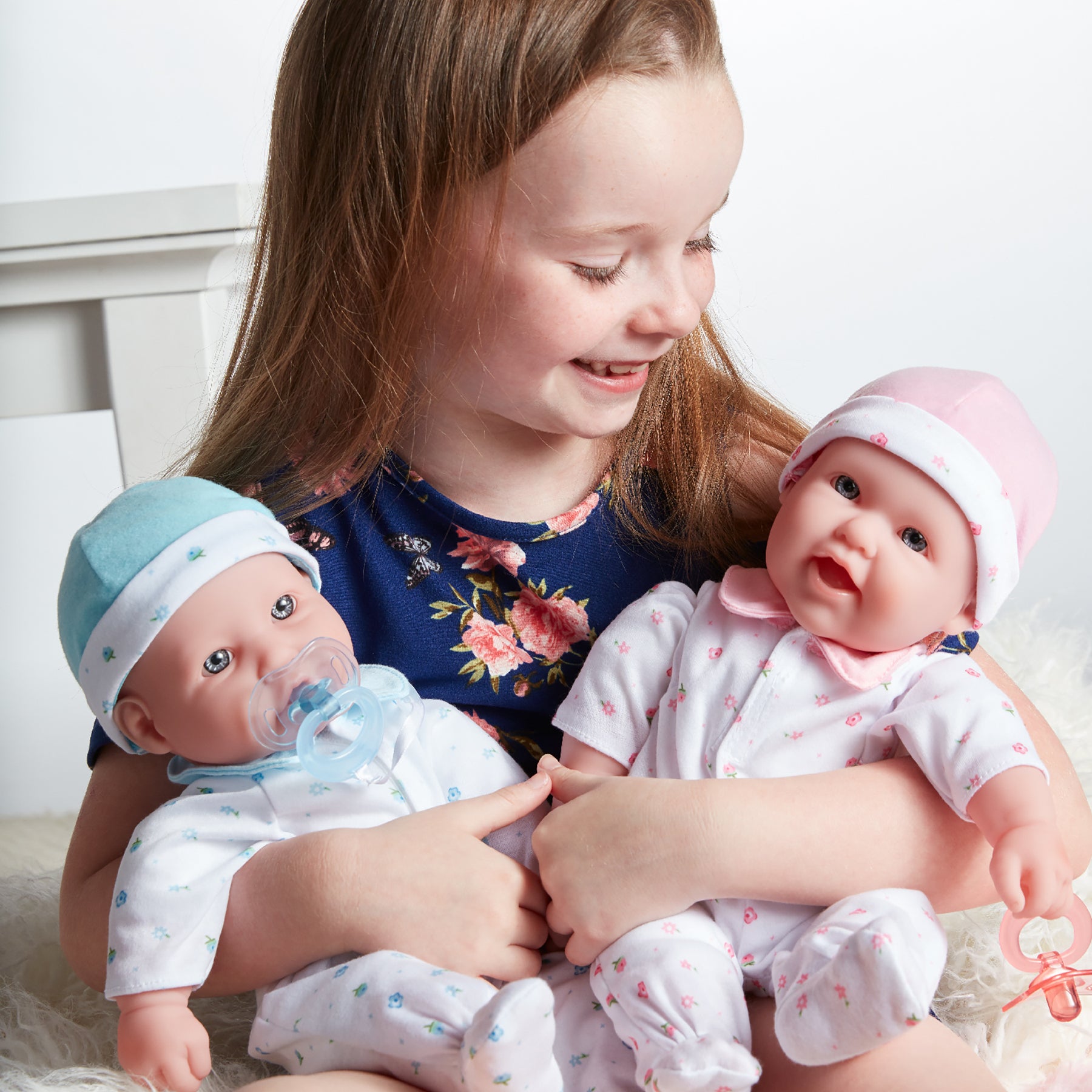 JC Toys La Baby Soft 16" - Pink Sleeper with Pacifier - Image 6