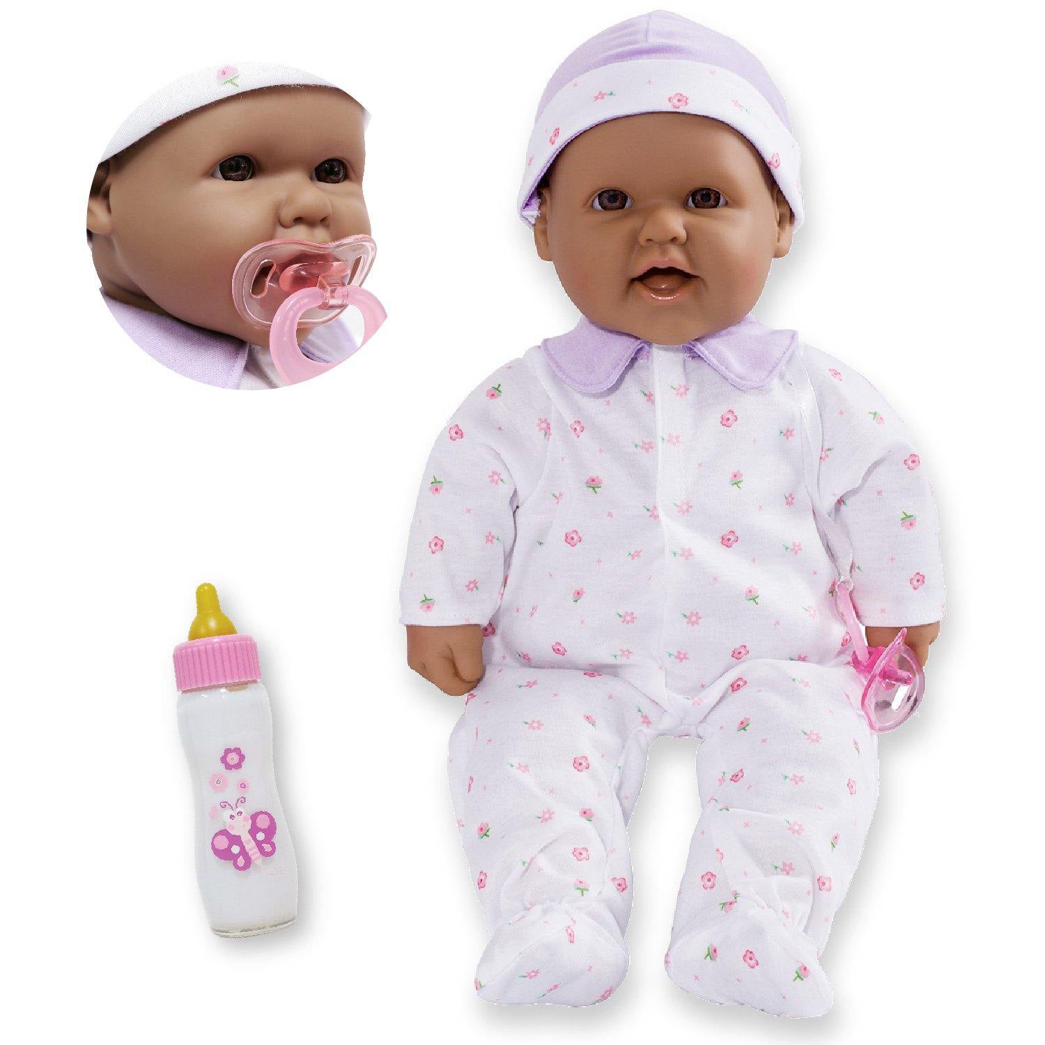 Alternative view of JC Toys La Baby Soft 16-inch Doll - Purple Outfit with Pacifier