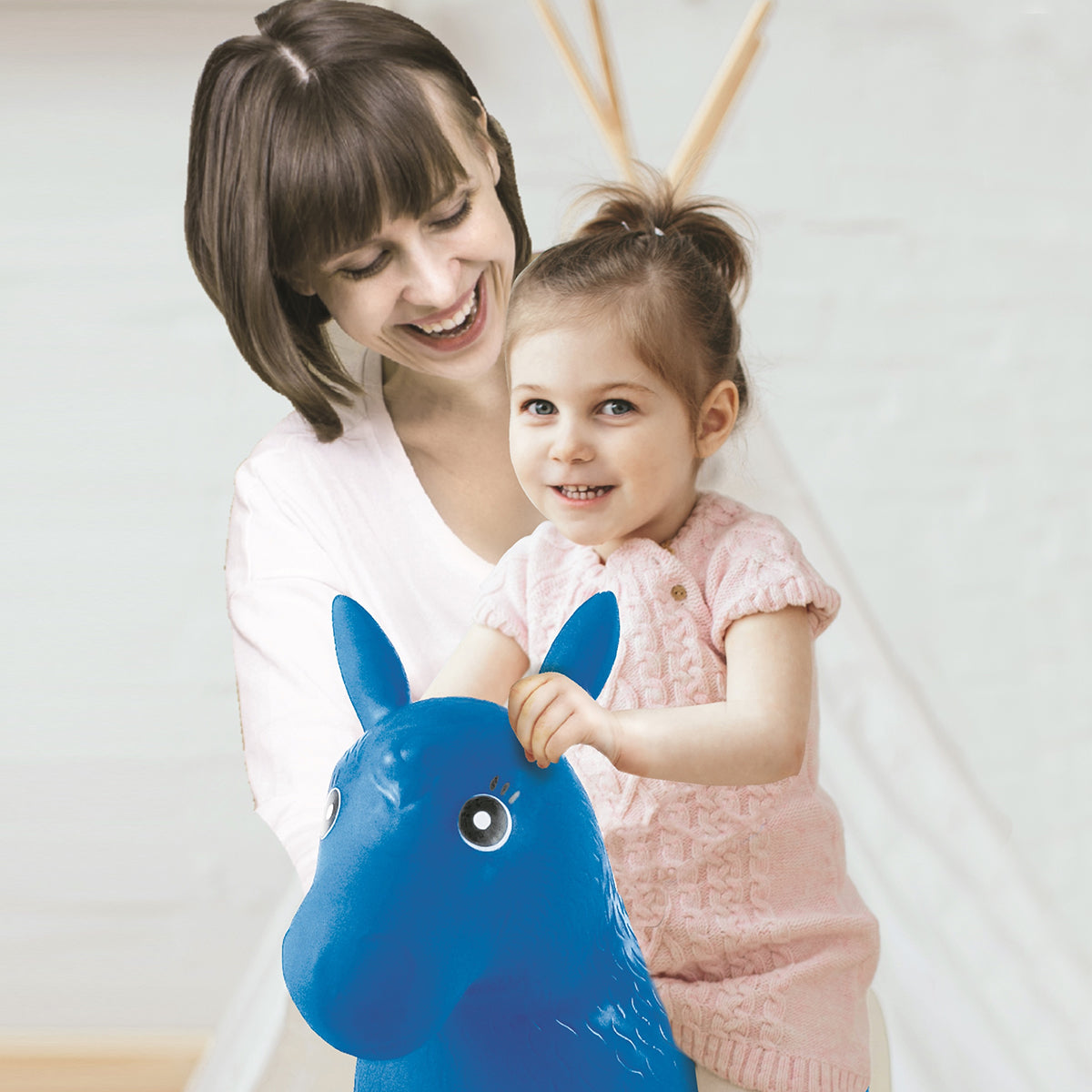 LEXIBOOK Inflatable Jumping Poney with plush suit - Image 5