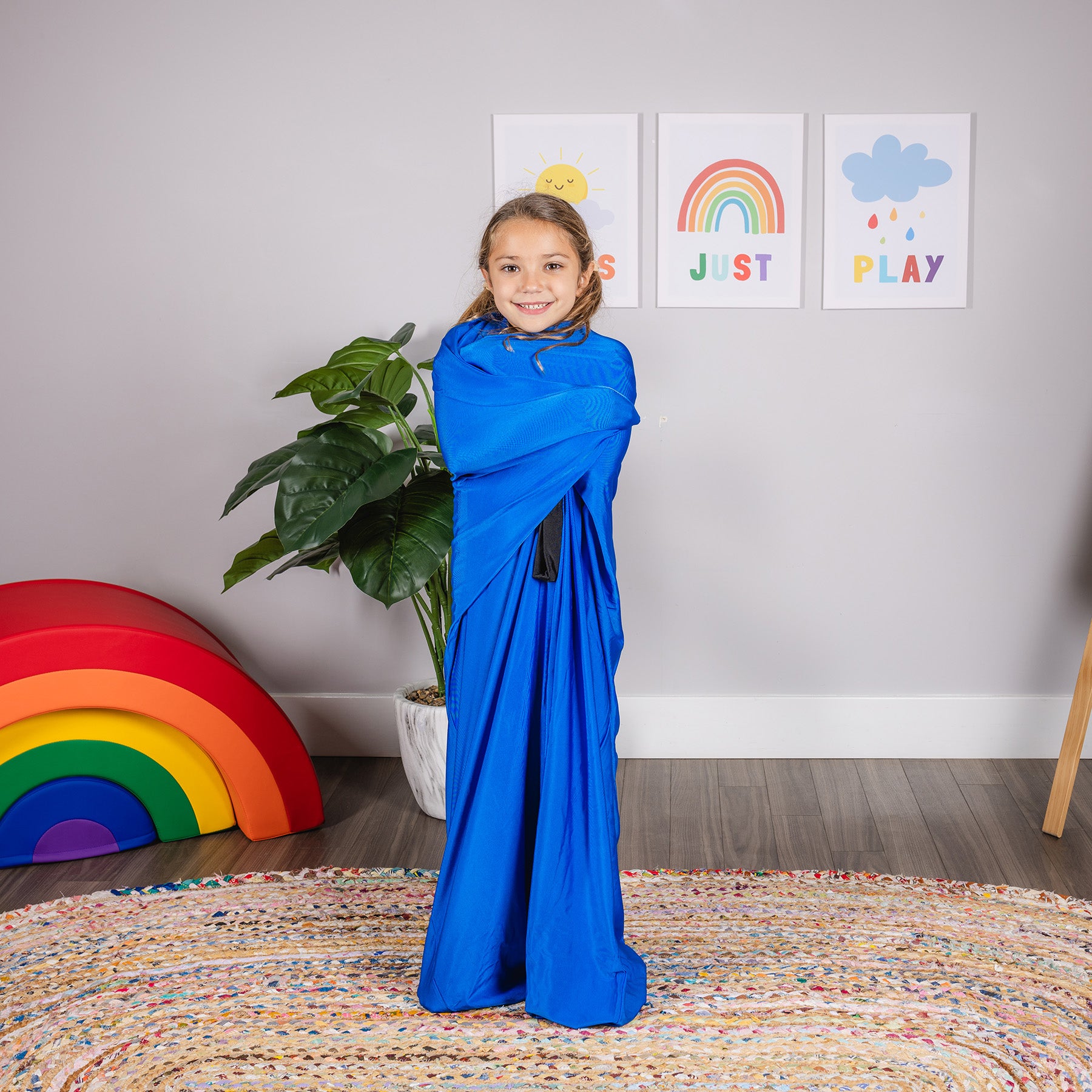 Bintiva Sensory Sock, Blue, X-Large, Ages 12+ - Image 6