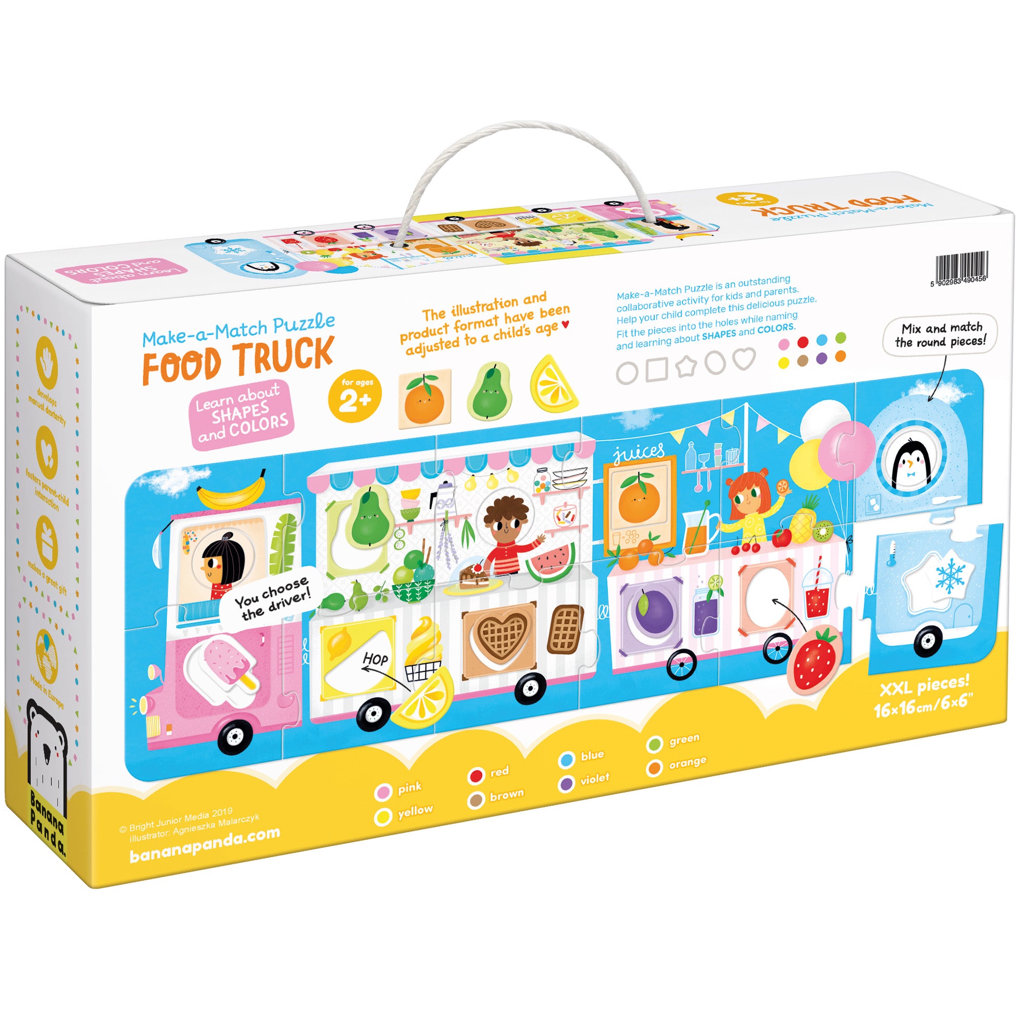 Alternative view of Banana Panda Food Truck Make-a-Match Jumbo Puzzle - 23 pc