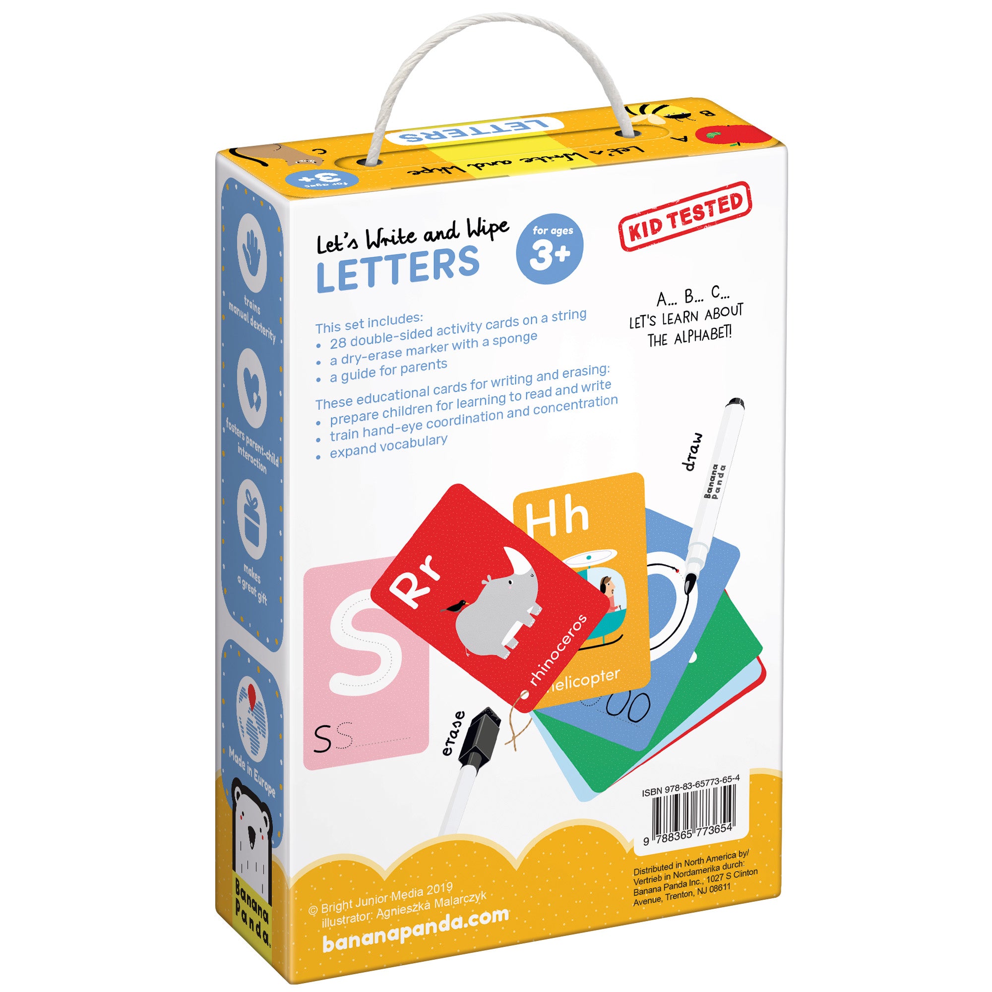 Alternative view of Banana Panda Let's Write and Wipe - Educational Letters Toy for Preschoolers