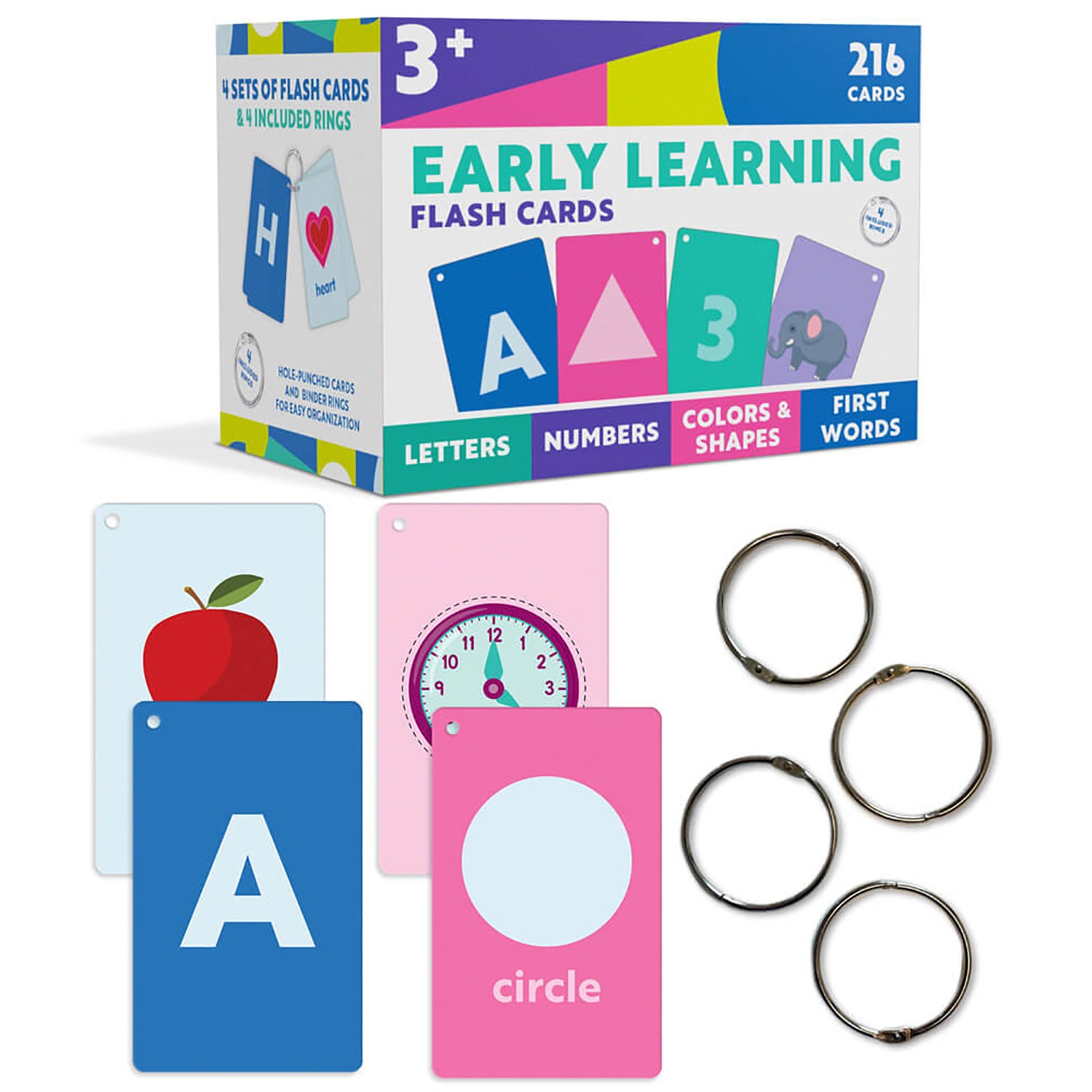 Alternative view of Carson Dellosa Early Learning Flash Cards - Education Bundle - Multicolor