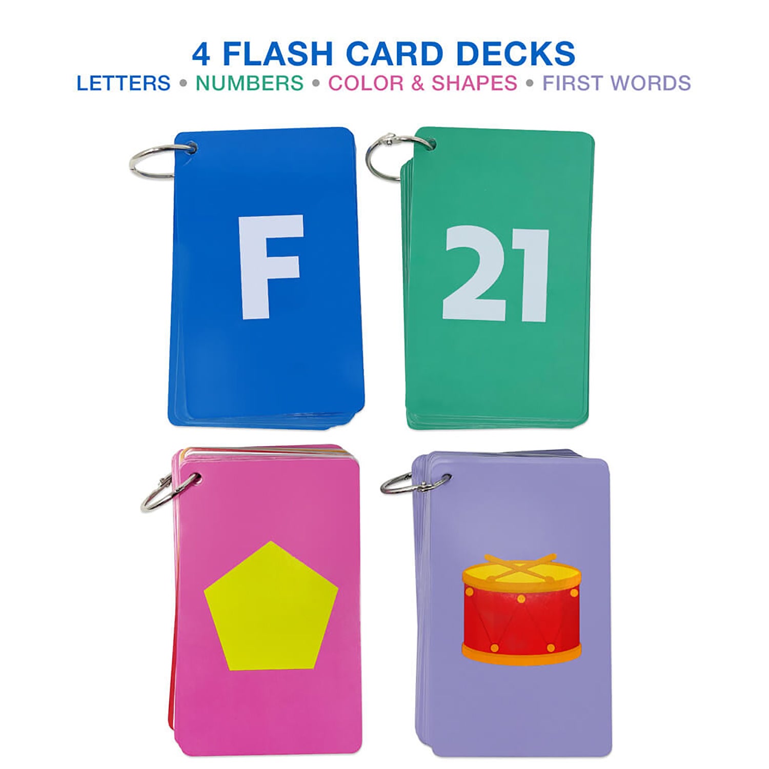 Carson Dellosa Early Learning Flash Cards - Education Bundle - Multicolor - Image 4