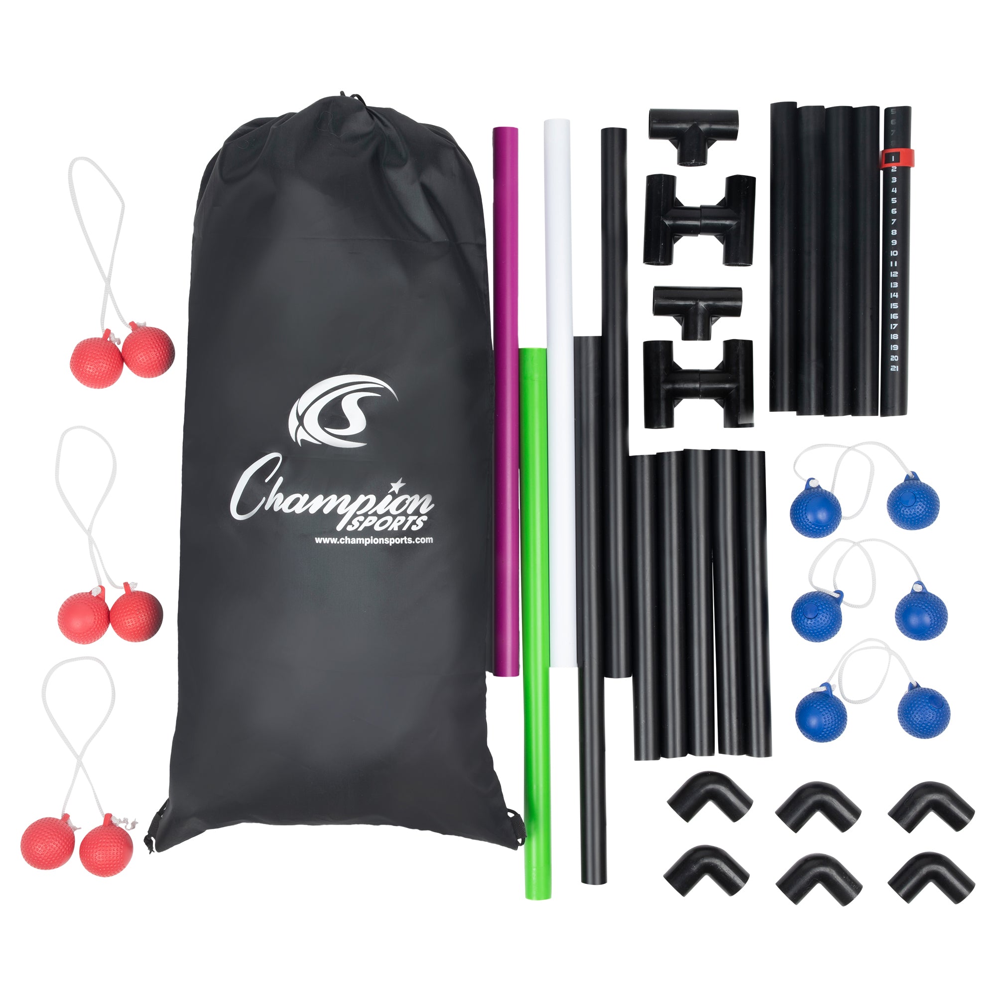 Alternative view of Champion Sports Ladder Ball Game Set - Outdoor Fun for All Ages