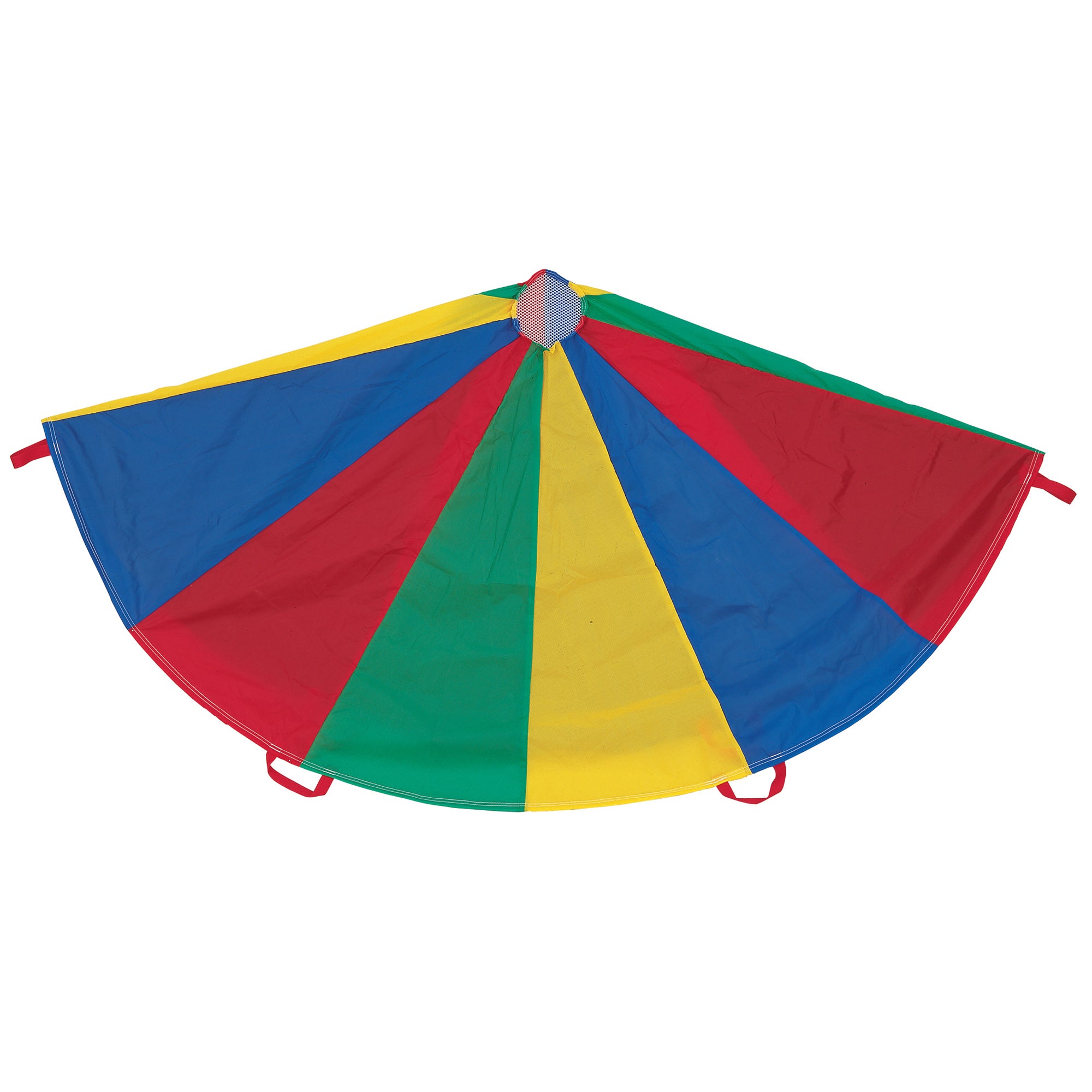 Champion Sports Giant Rainbow Parachute with 20 Handles, 24' Diameter