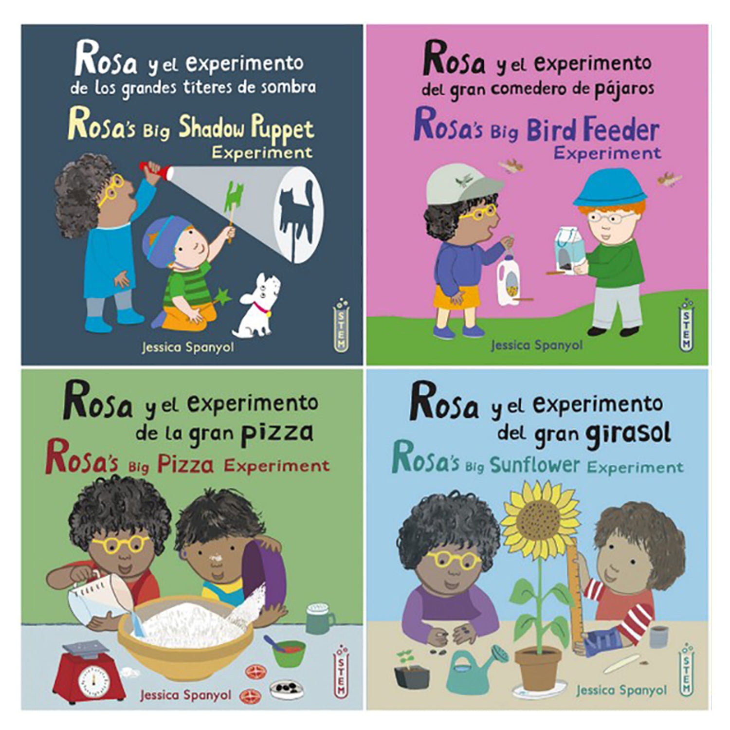 Alternative view of Child's Play Books Rosa's Workshop Bilingual STEM 8-Book Set