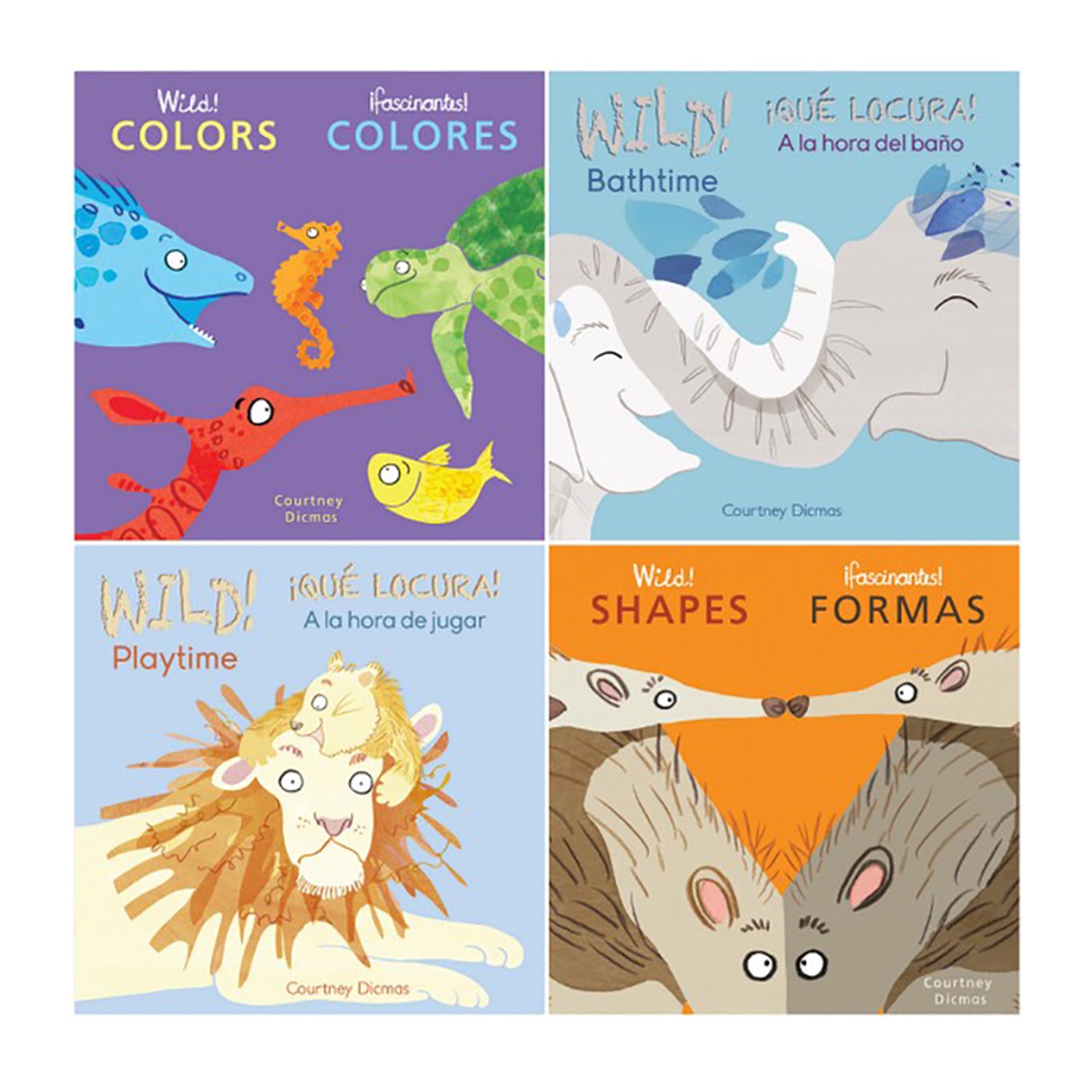 Alternative view of Child's Play Books Wild Concepts! 8-Book Bilingual Board Book Set
